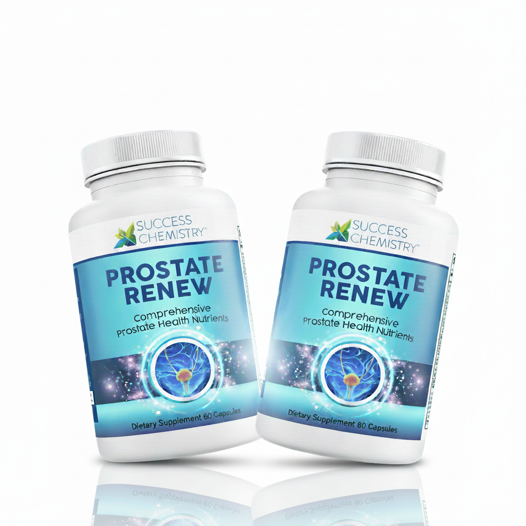 Success Chemistry Men's Urinary Wellness Support Supplement - 2-Pack Bundle - 120 Capsules Total