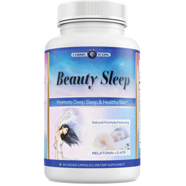 Beauty Sleep Pill with Melatonin and 5-HTP by Success Chemistry - 60 Capsules