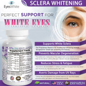 EyesWhite - Eye Whitening Supplement for Bright, Radiant Eyes - Image 4