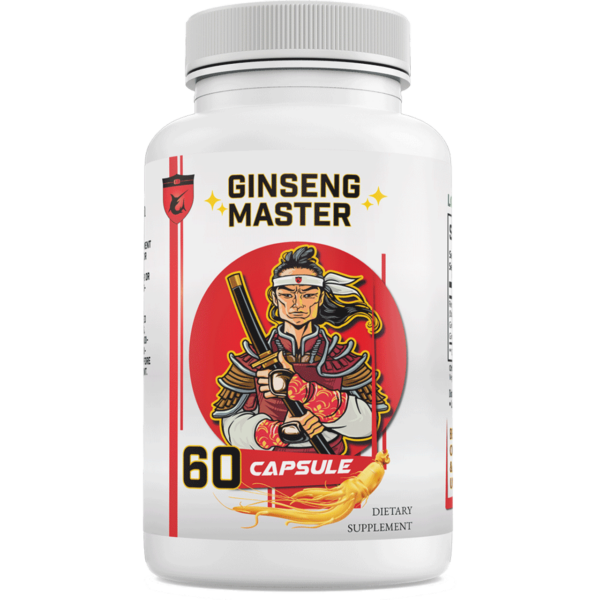 Ginseng Supplement with Ginkgo Biloba and Red Korean Panax Root by Success Chemistry - 60 Capsules