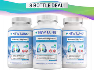 3 Bottle - BUNDLE DEAL - NEW LUNG - Lung Cleanse