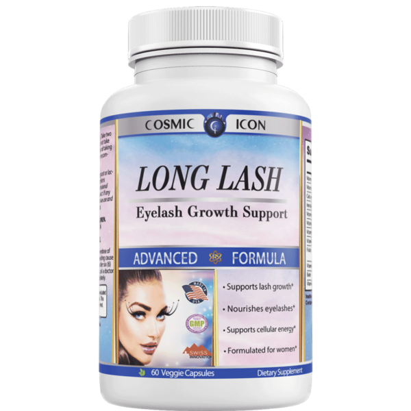 Eyelash Growth and Eyebrow Dietary Supplement by Success Chemistry - Achieve Longer, Fuller Lashes and Thicker Eyebrows with Natural Ingredients - 500mg Plus Per Serving - 60 Capsules