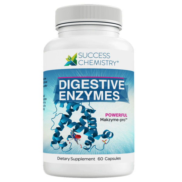 Digestive Enzymes with Probiotics by Success Chemistry - 60 Capsules