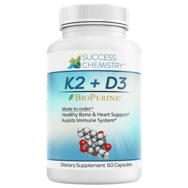 Vitamin K2 + D3 Supplement with BioPerine - Enhanced Absorption for Heart Health, Stronger Bones, and Immune Support