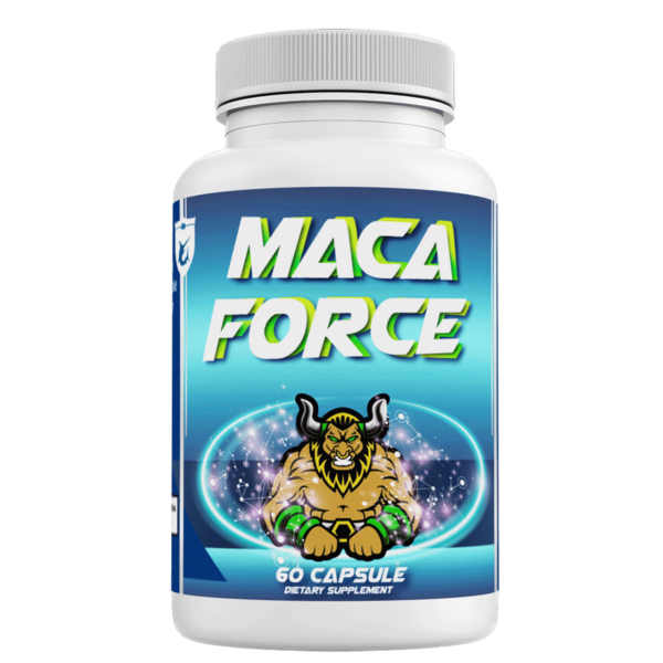 Maca Force Organic Root Supplement with Red, Black, and Yellow Maca by Success Chemistry - 60 Capsules