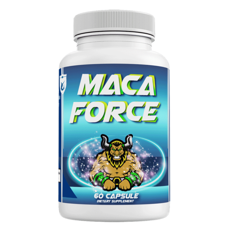 Maca Force Organic Root Supplement with Red, Black, and Yellow Maca by Success Chemistry - 60 Capsules