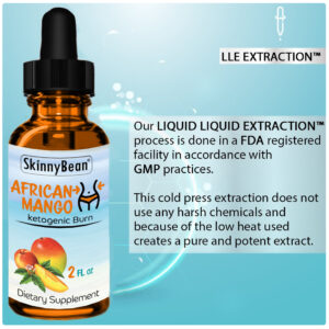 Skinny Bean African Mango Extract Drops - Ketogenic, Beauty Support, 2 fl oz - Image 2